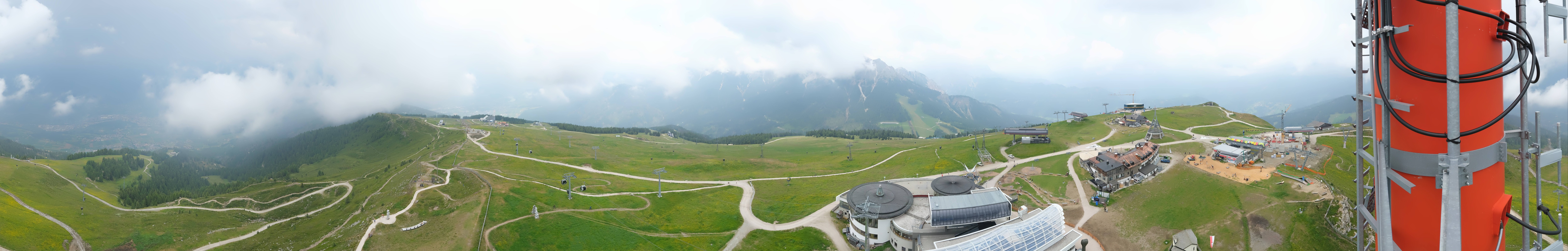 Archiv Foto Webcam Kronplatz Bruneck: Panorama