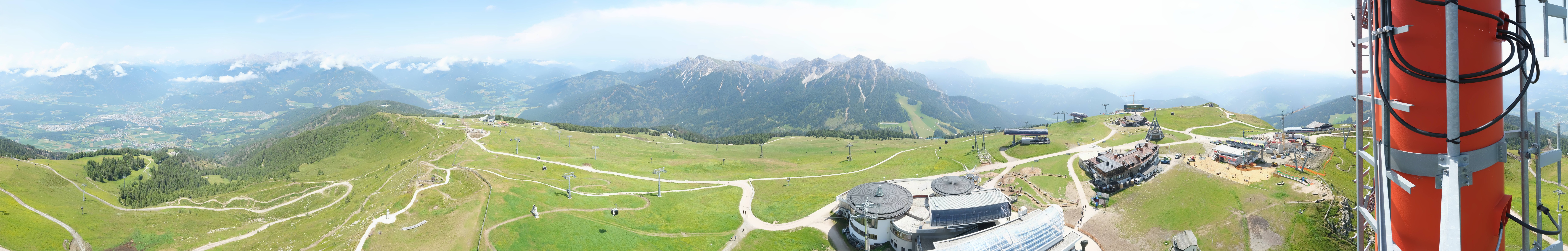 Archiv Foto Webcam Kronplatz Bruneck: Panorama