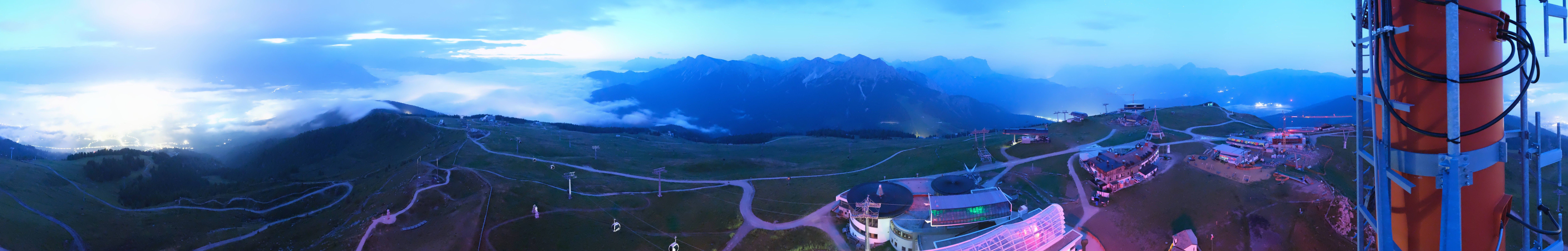 Archiv Foto Webcam Kronplatz Bruneck: Panorama