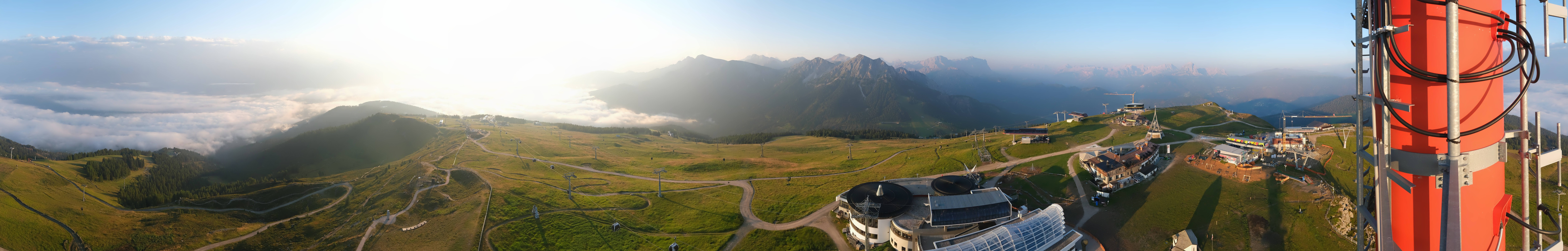 Archiv Foto Webcam Kronplatz Bruneck: Panorama