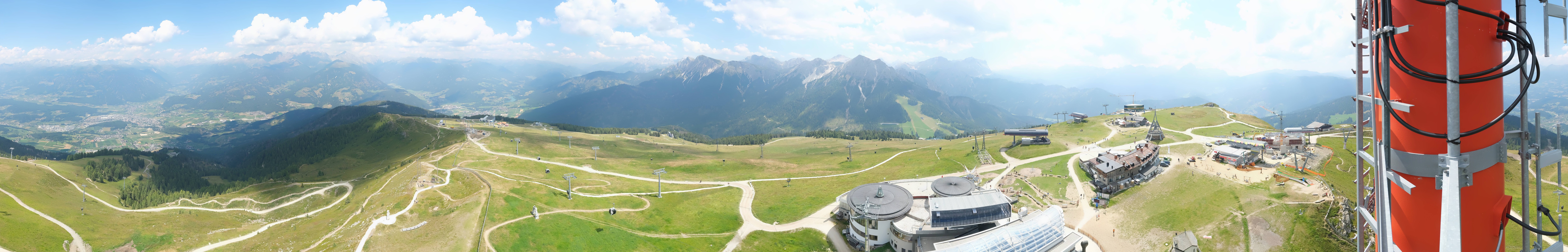 Archiv Foto Webcam Kronplatz Bruneck: Panorama