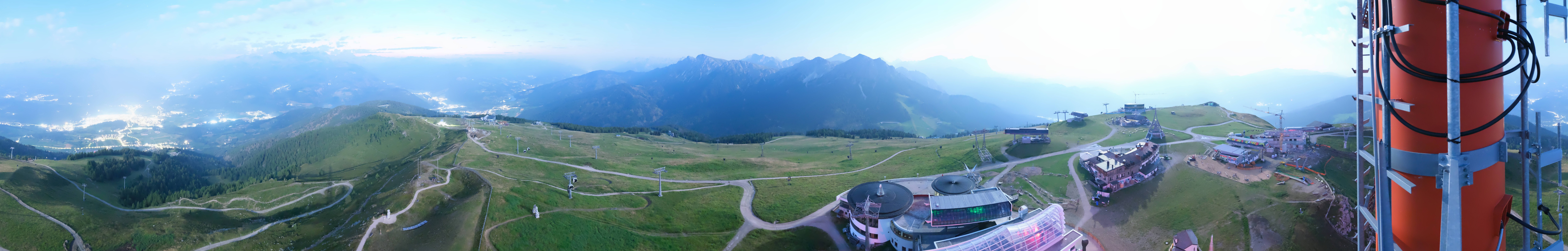Archiv Foto Webcam Kronplatz Bruneck: Panorama