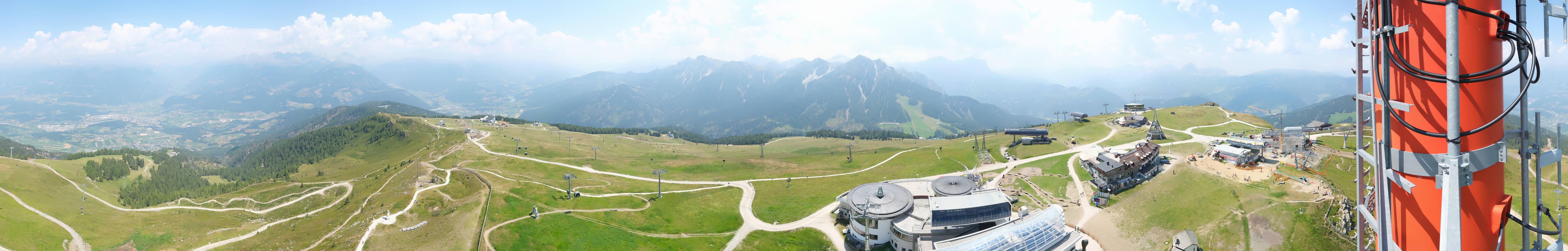 Archiv Foto Webcam Kronplatz Bruneck: Panorama