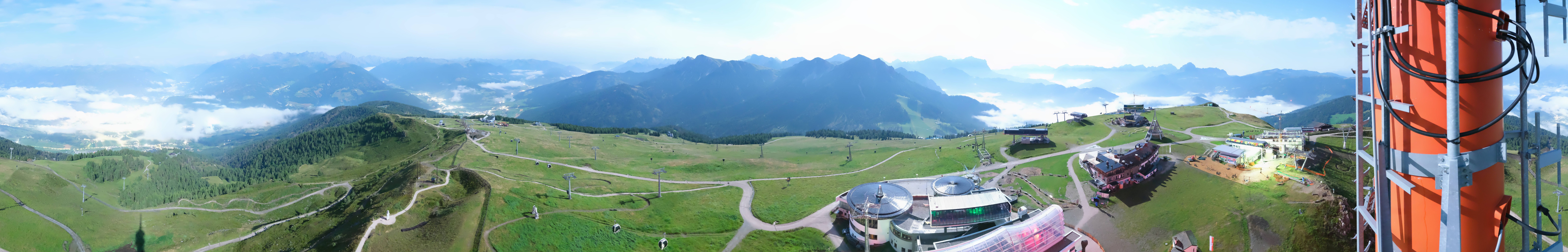 Archiv Foto Webcam Kronplatz Bruneck: Panorama