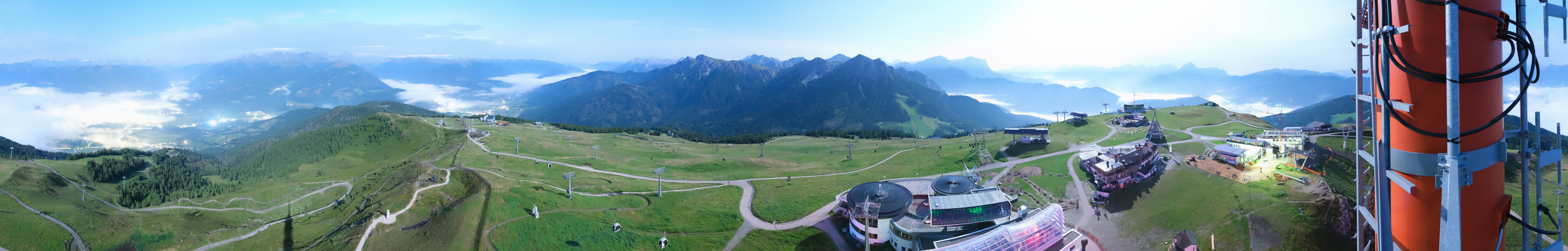 Archiv Foto Webcam Kronplatz Bruneck: Panorama