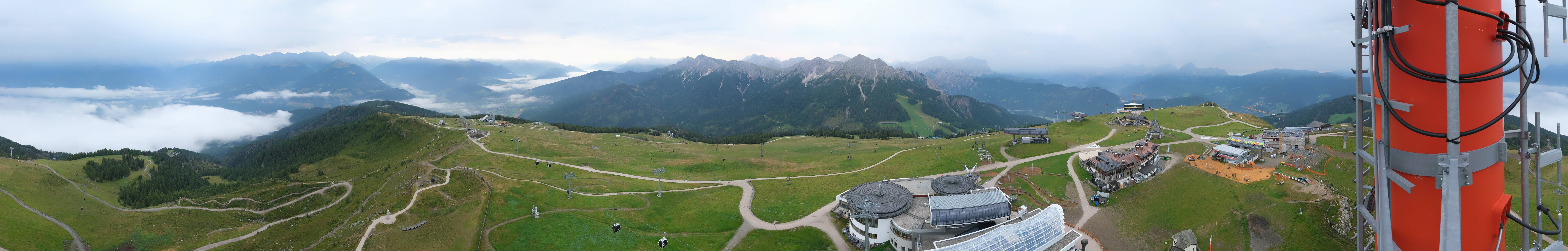 Archiv Foto Webcam Kronplatz Bruneck: Panorama
