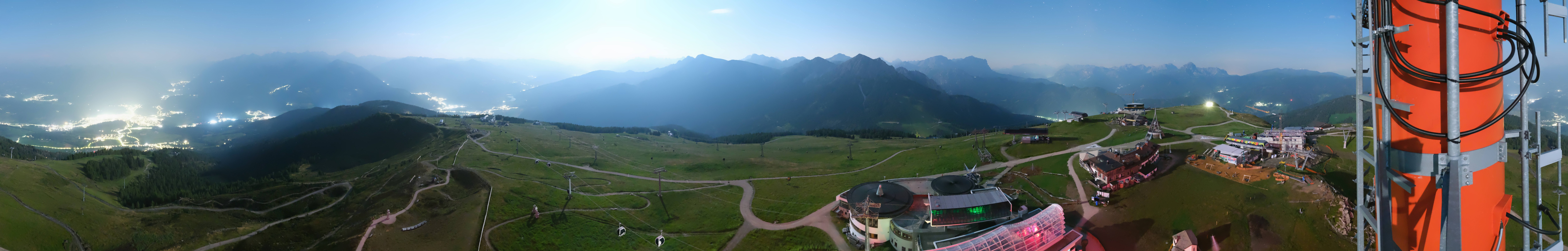 Archiv Foto Webcam Kronplatz Bruneck: Panorama