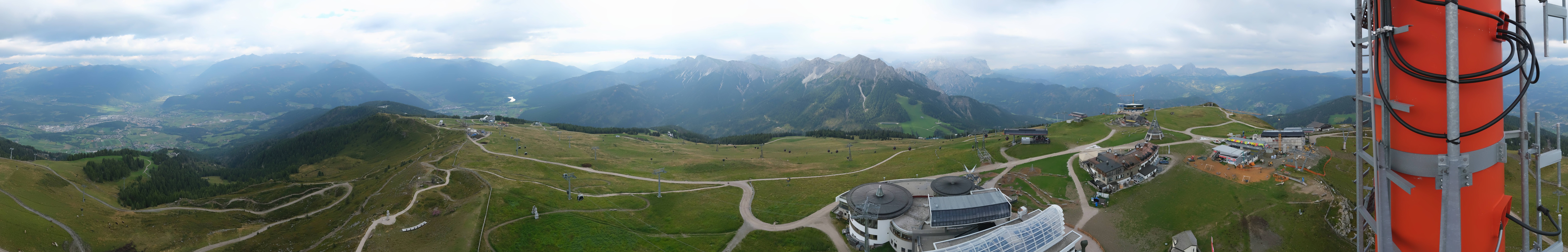 Archiv Foto Webcam Kronplatz Bruneck: Panorama