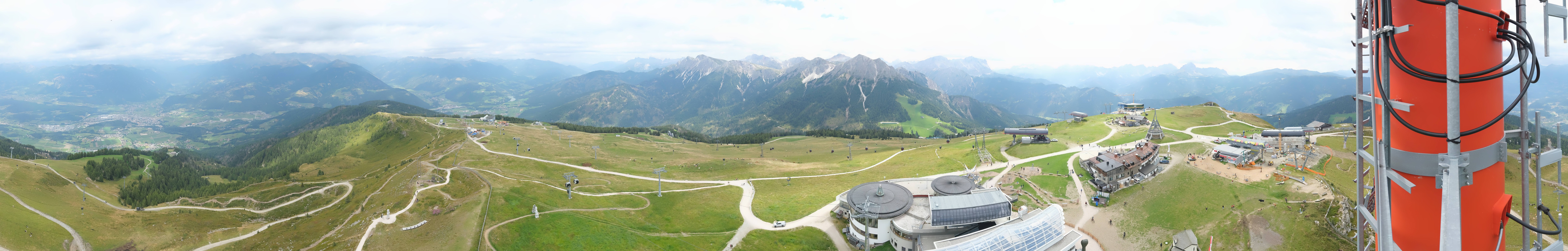 Archiv Foto Webcam Kronplatz Bruneck: Panorama