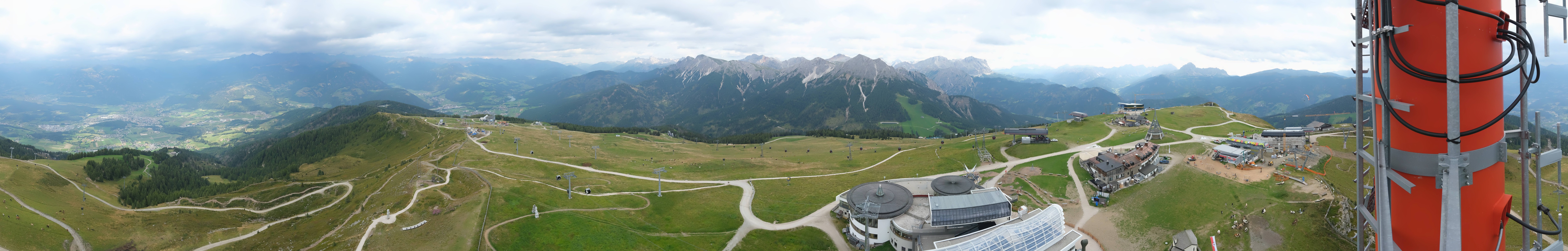 Archiv Foto Webcam Kronplatz Bruneck: Panorama
