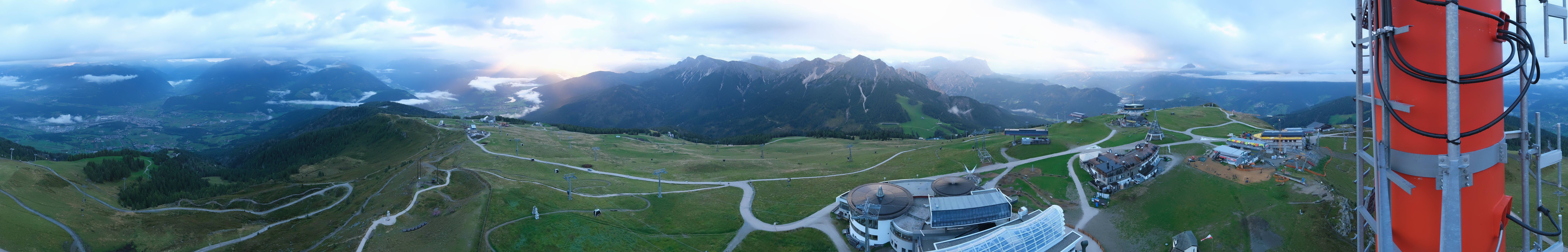 Archiv Foto Webcam Kronplatz Bruneck: Panorama