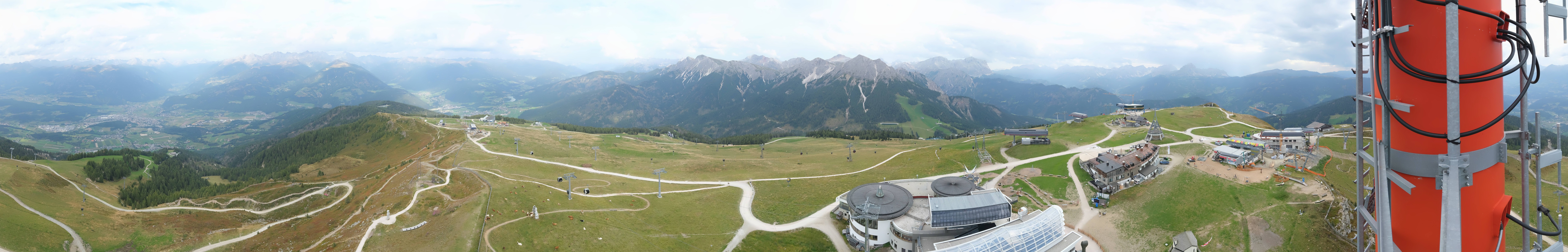 Archiv Foto Webcam Kronplatz Bruneck: Panorama