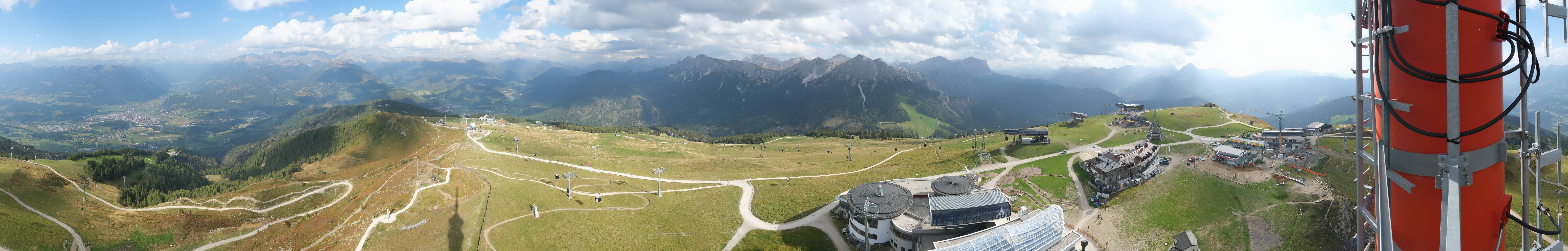 Archiv Foto Webcam Kronplatz Bruneck: Panorama