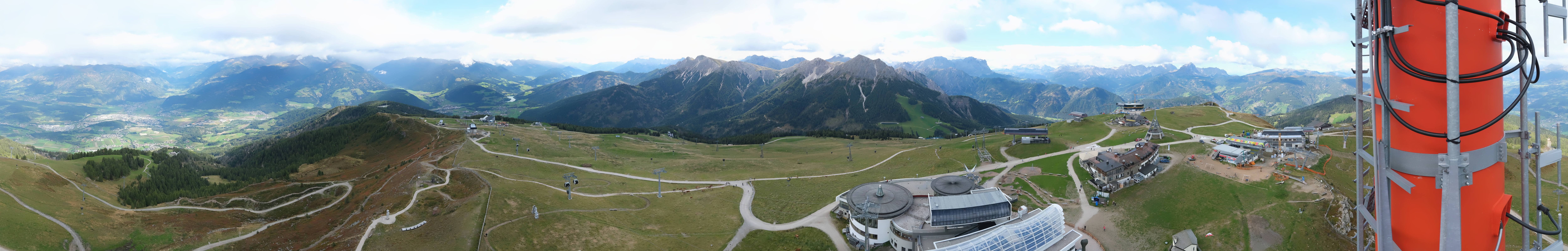 Archiv Foto Webcam Kronplatz Bruneck: Panorama