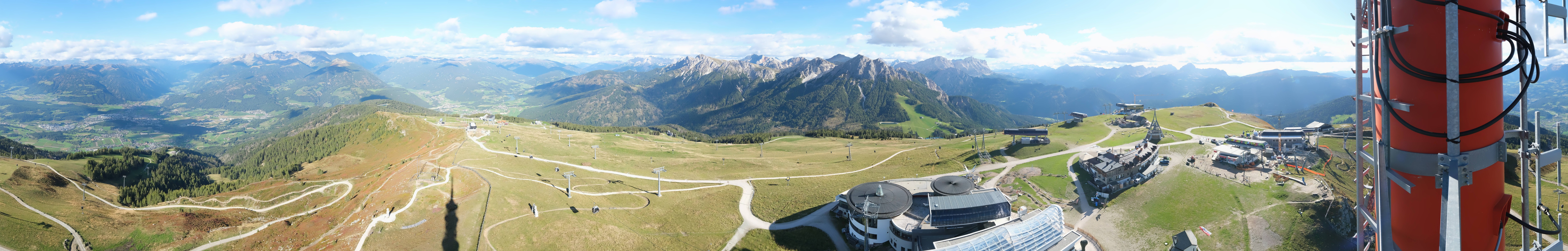 Archiv Foto Webcam Kronplatz Bruneck: Panorama