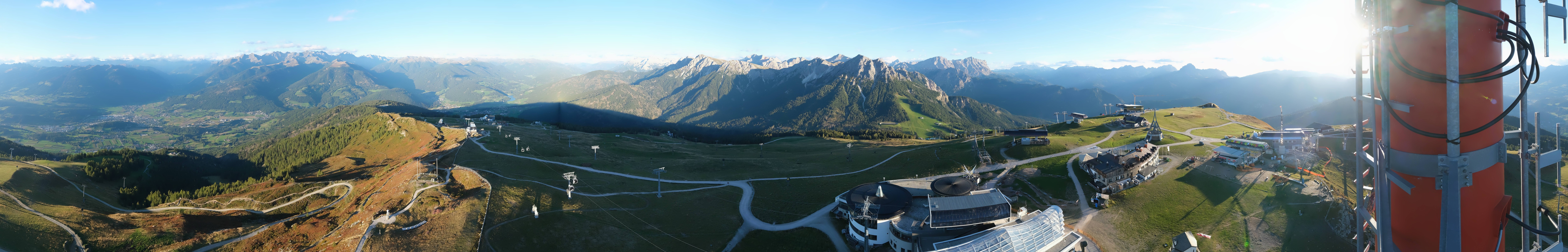 Archiv Foto Webcam Kronplatz Bruneck: Panorama