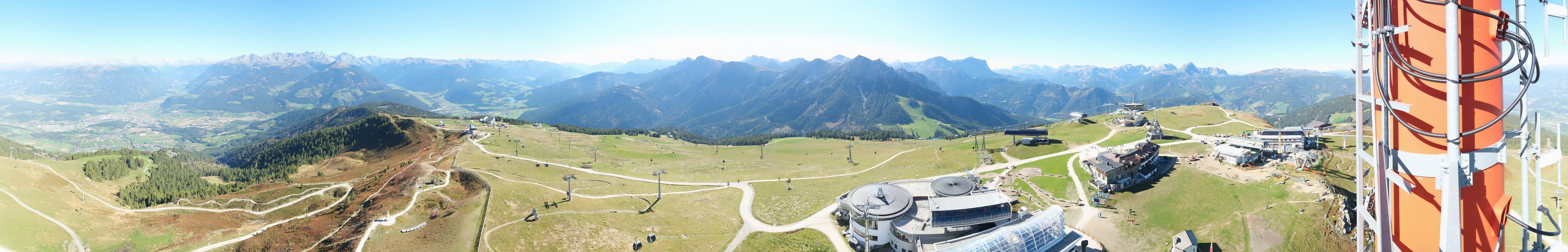 Archiv Foto Webcam Kronplatz Bruneck: Panorama