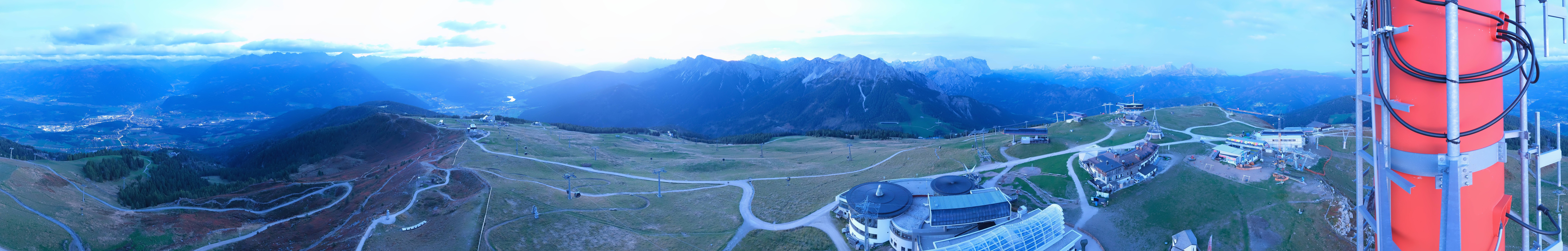 Archiv Foto Webcam Kronplatz Bruneck: Panorama