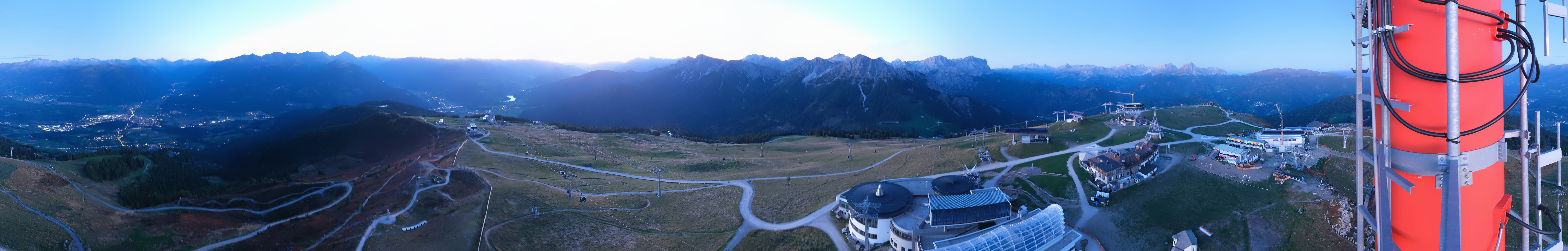 Archiv Foto Webcam Kronplatz Bruneck: Panorama