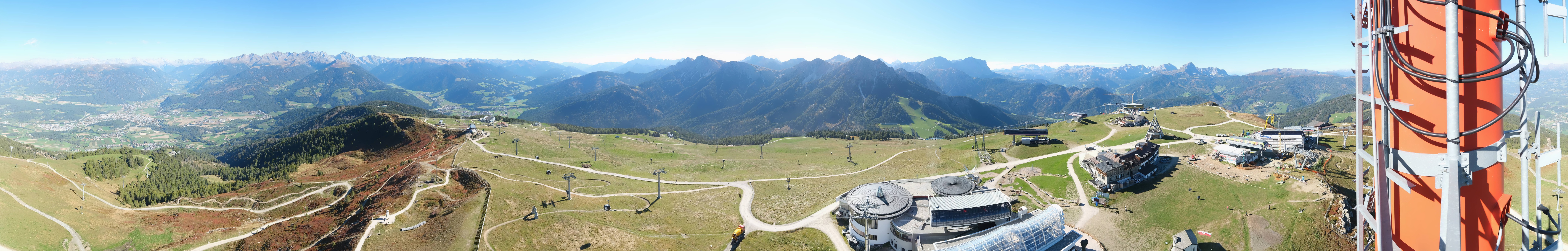 Archiv Foto Webcam Kronplatz Bruneck: Panorama