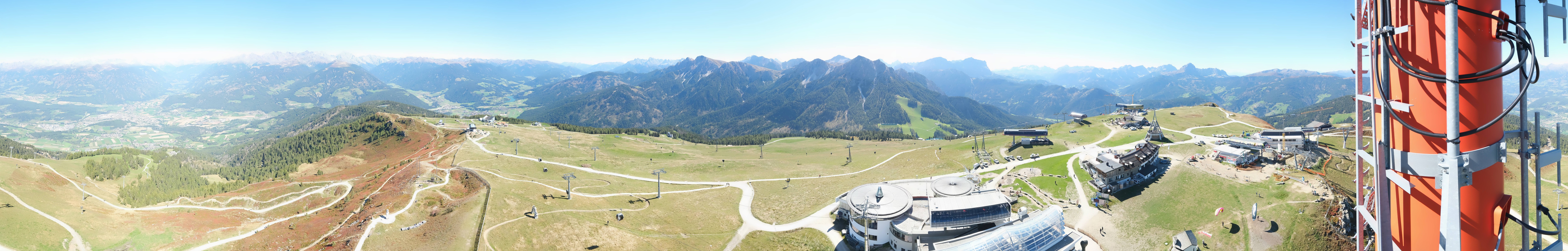 Archiv Foto Webcam Kronplatz Bruneck: Panorama