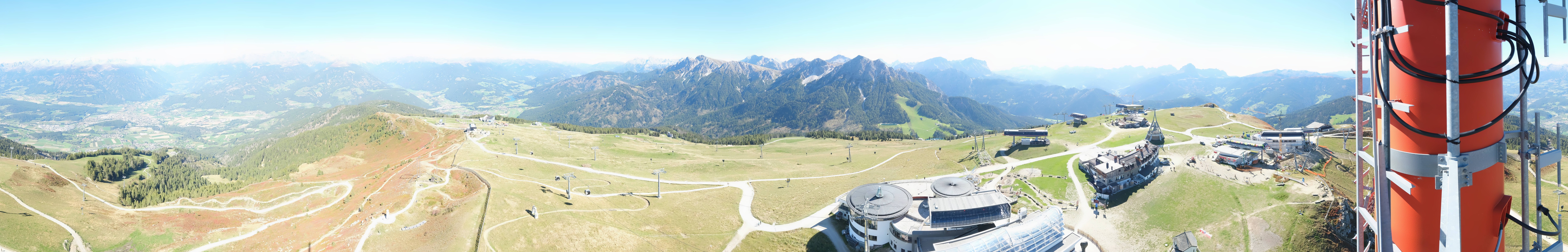 Archiv Foto Webcam Kronplatz Bruneck: Panorama