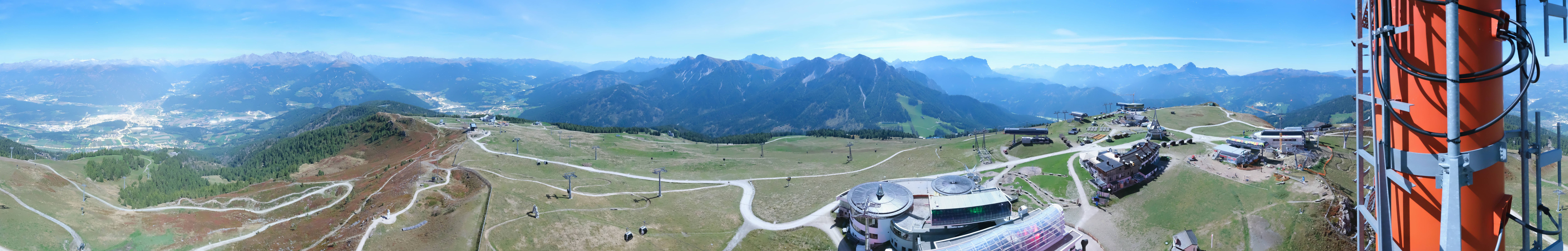 Archiv Foto Webcam Kronplatz Bruneck: Panorama