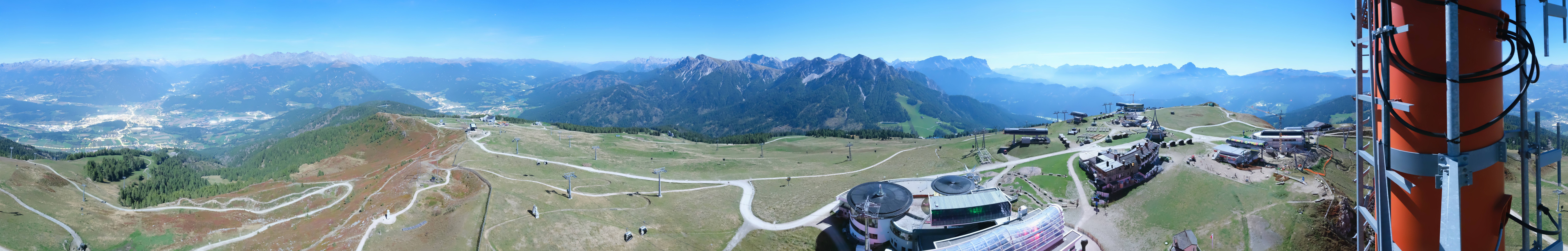 Archiv Foto Webcam Kronplatz Bruneck: Panorama