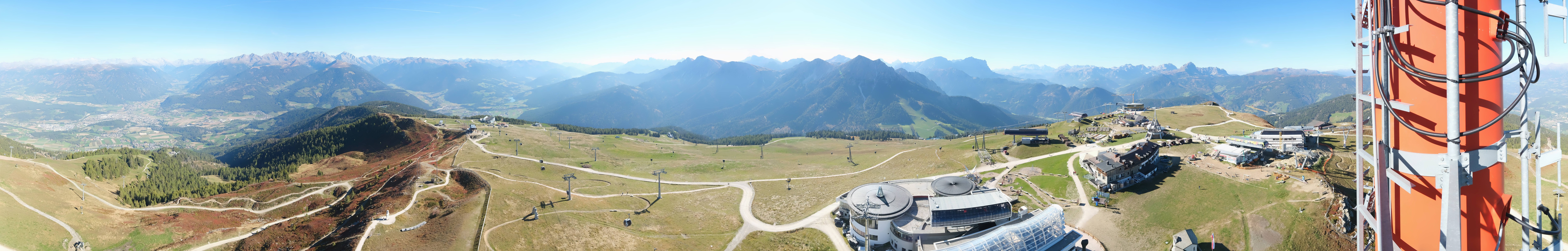 Archiv Foto Webcam Kronplatz Bruneck: Panorama
