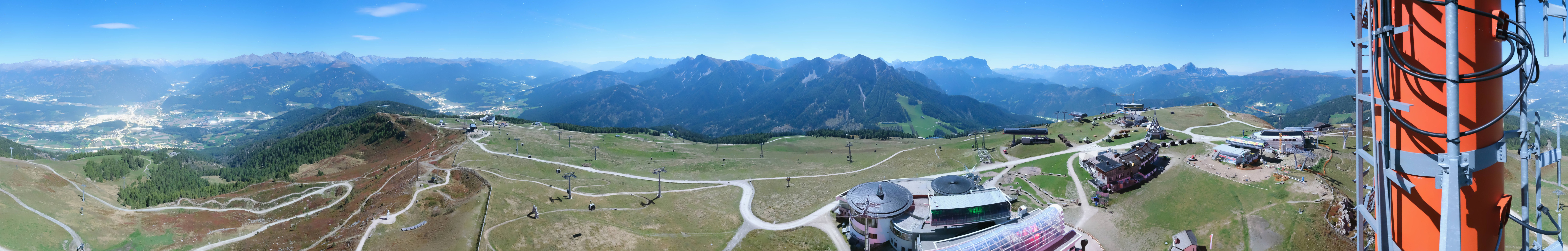 Archiv Foto Webcam Kronplatz Bruneck: Panorama