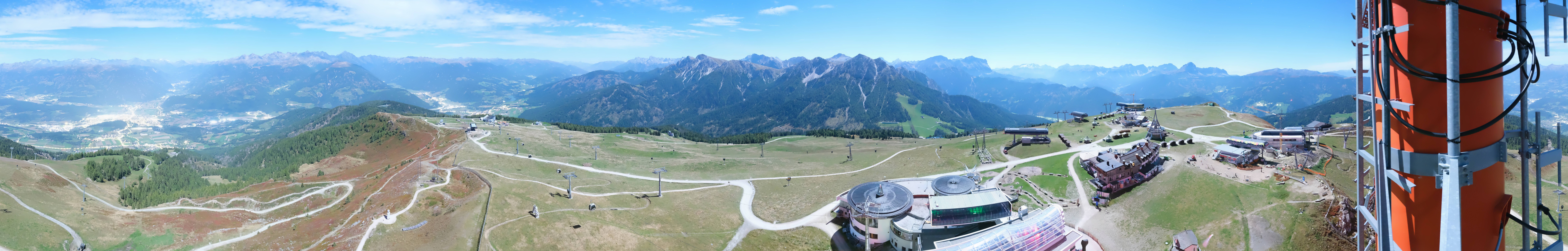 Archiv Foto Webcam Kronplatz Bruneck: Panorama