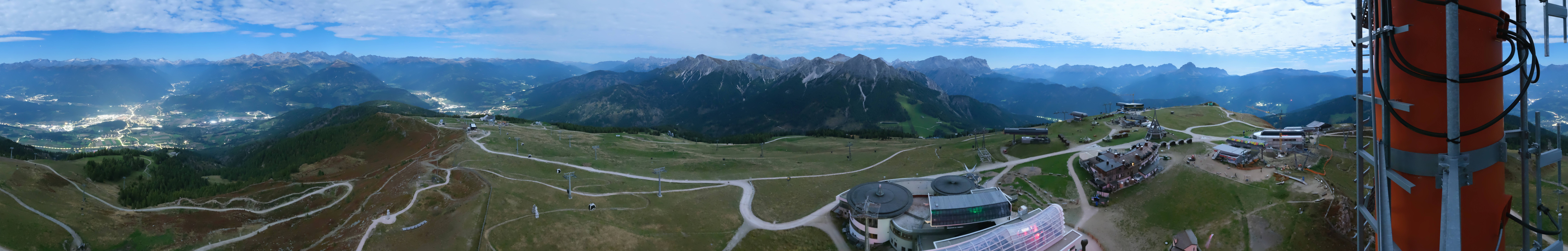 Archiv Foto Webcam Kronplatz Bruneck: Panorama