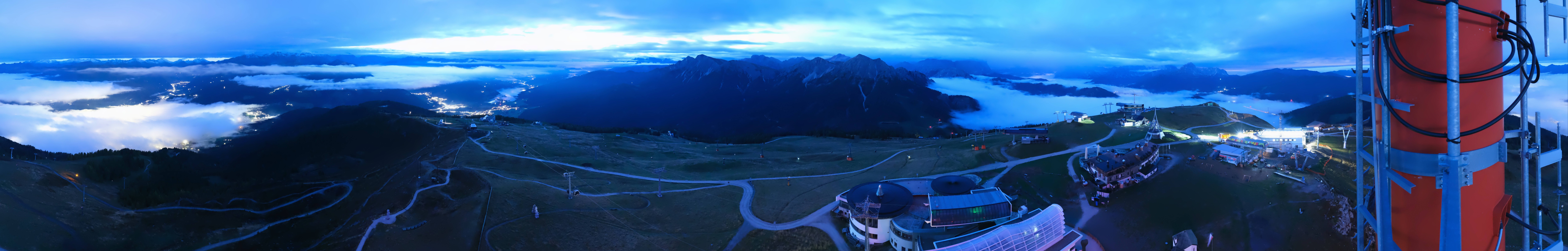 Archiv Foto Webcam Kronplatz Bruneck: Panorama