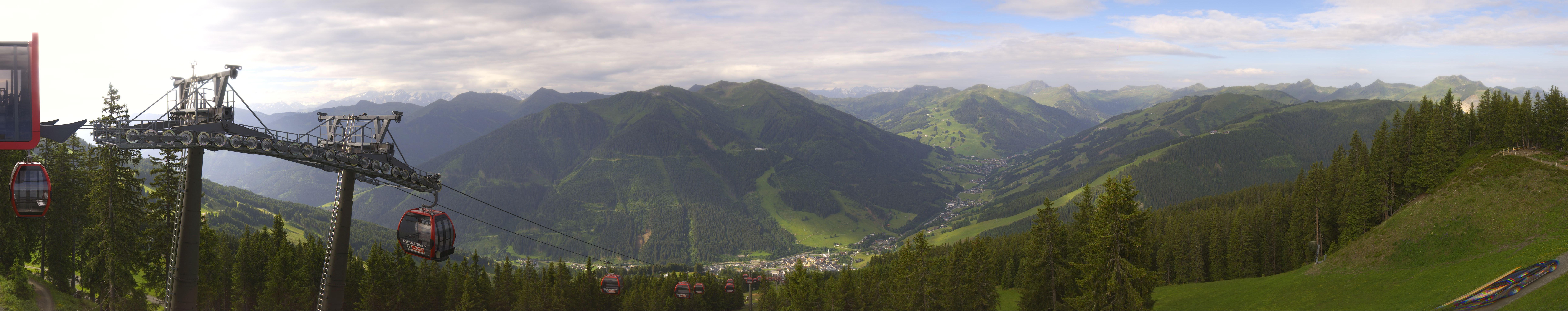 Archived image Webcam Kohlmais (Saalbach-Hinterglemm)