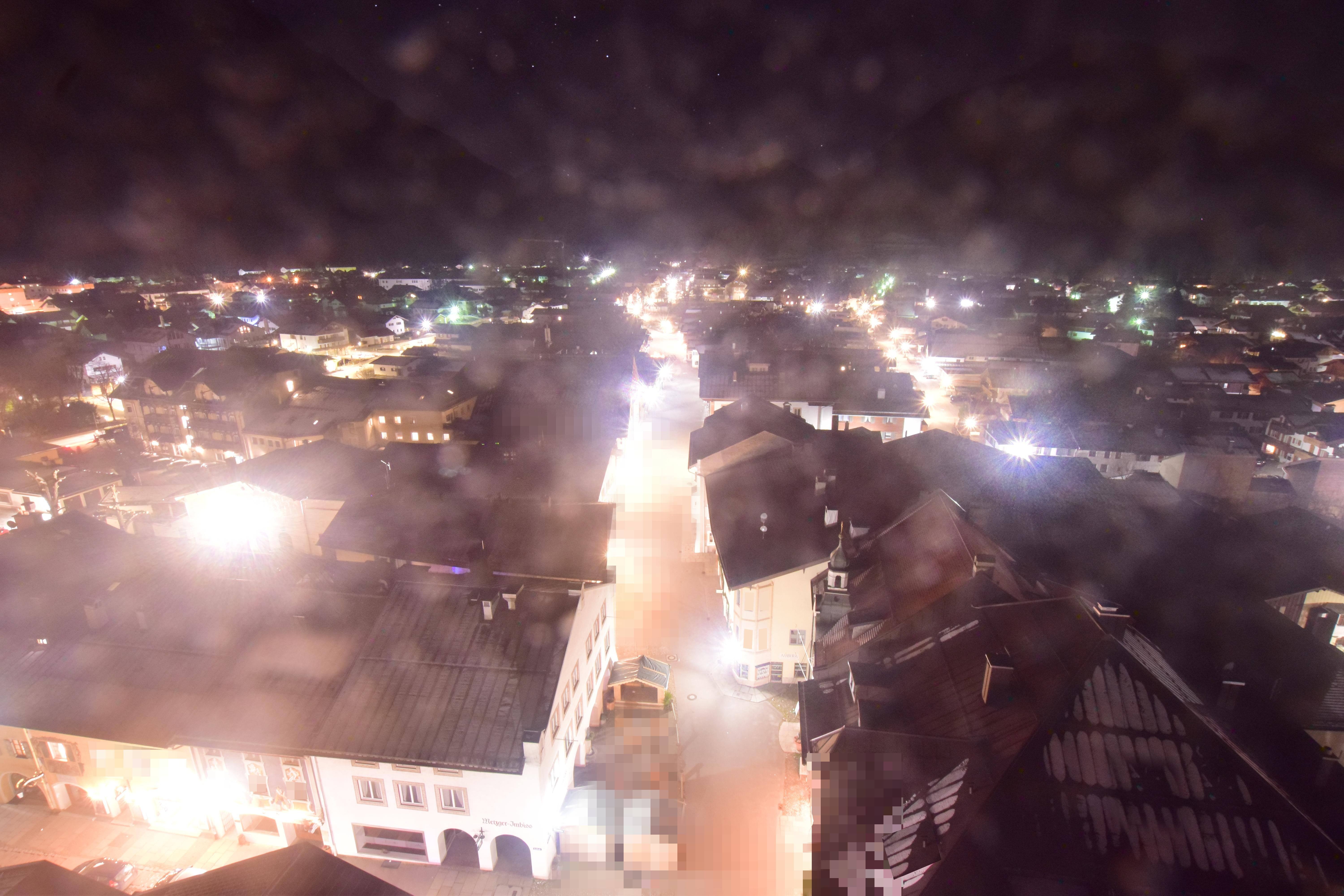 Archiv Foto Webcam Karwendel Mittenwald - Kirche