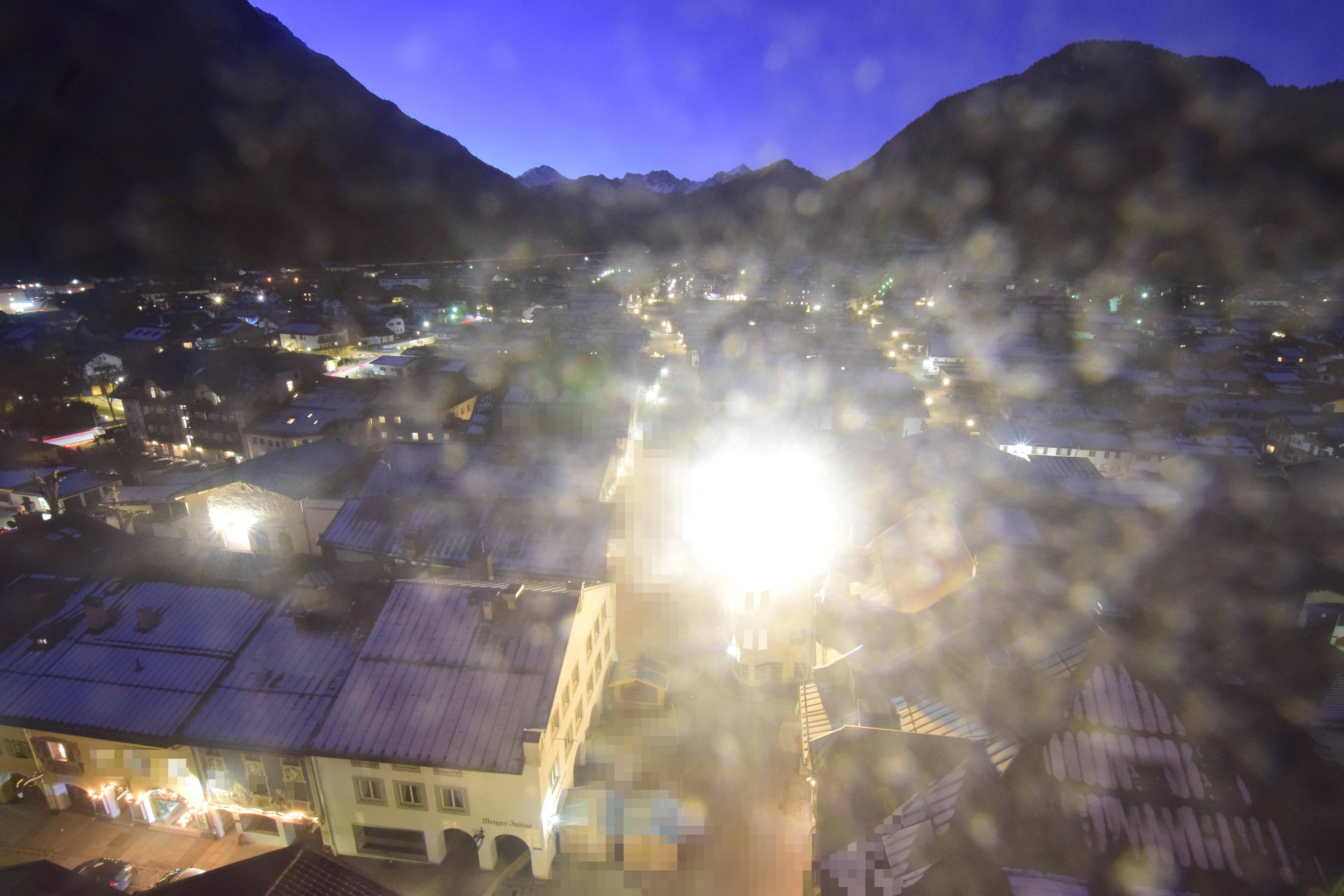 Archiv Foto Webcam Karwendel Mittenwald - Kirche