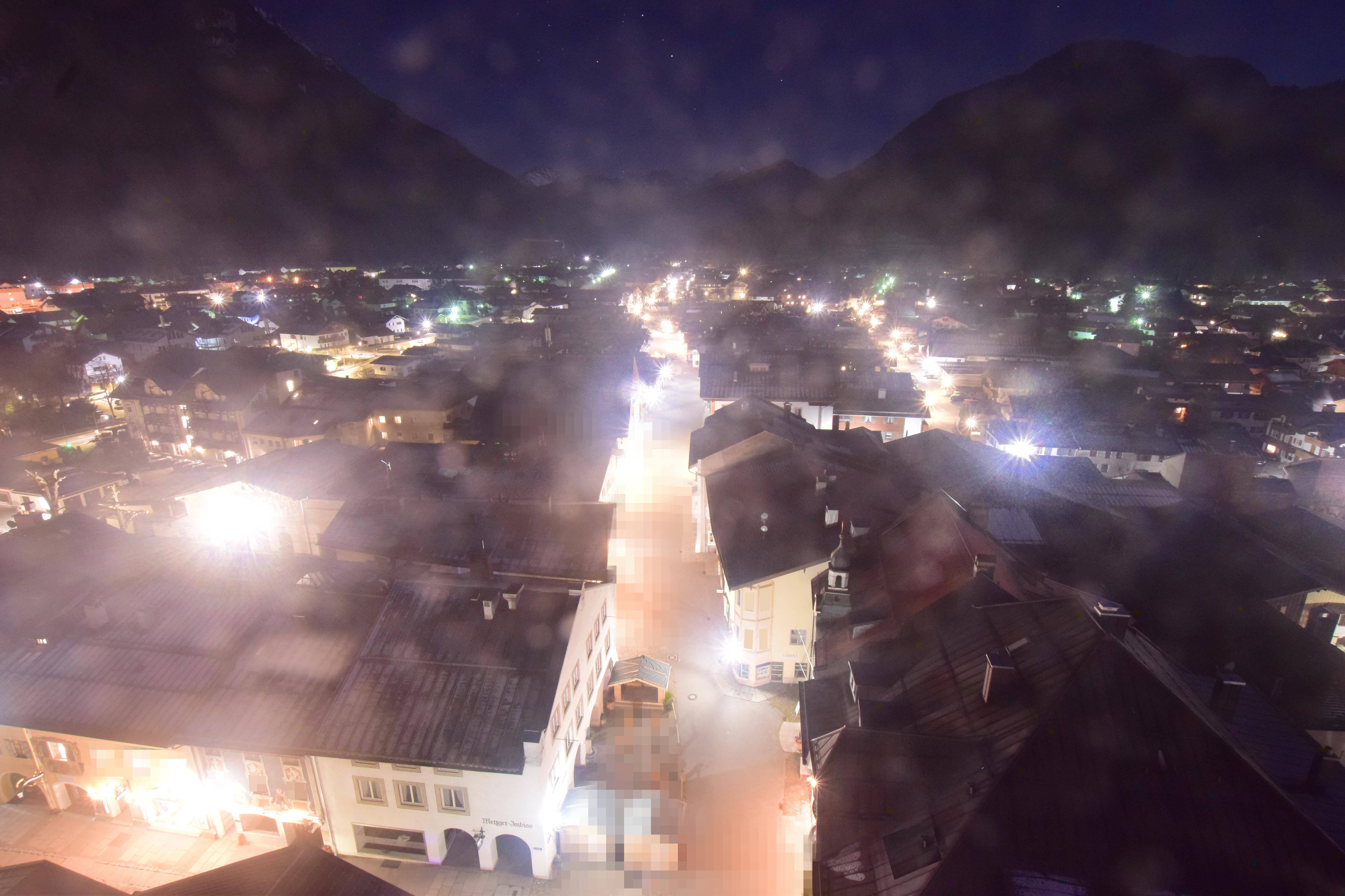 Archiv Foto Webcam Karwendel Mittenwald - Kirche