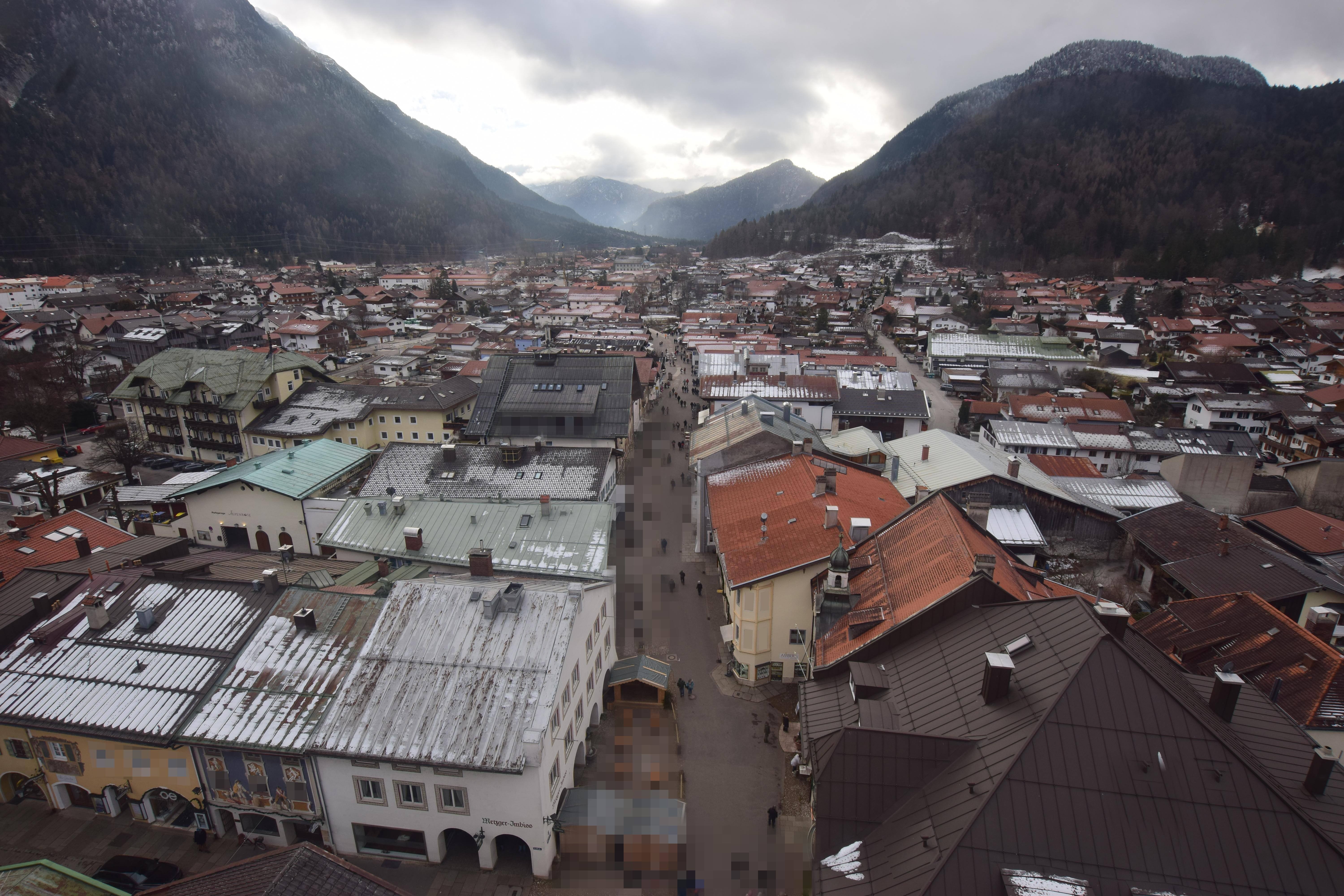 Archiv Foto Webcam Karwendel Mittenwald - Kirche
