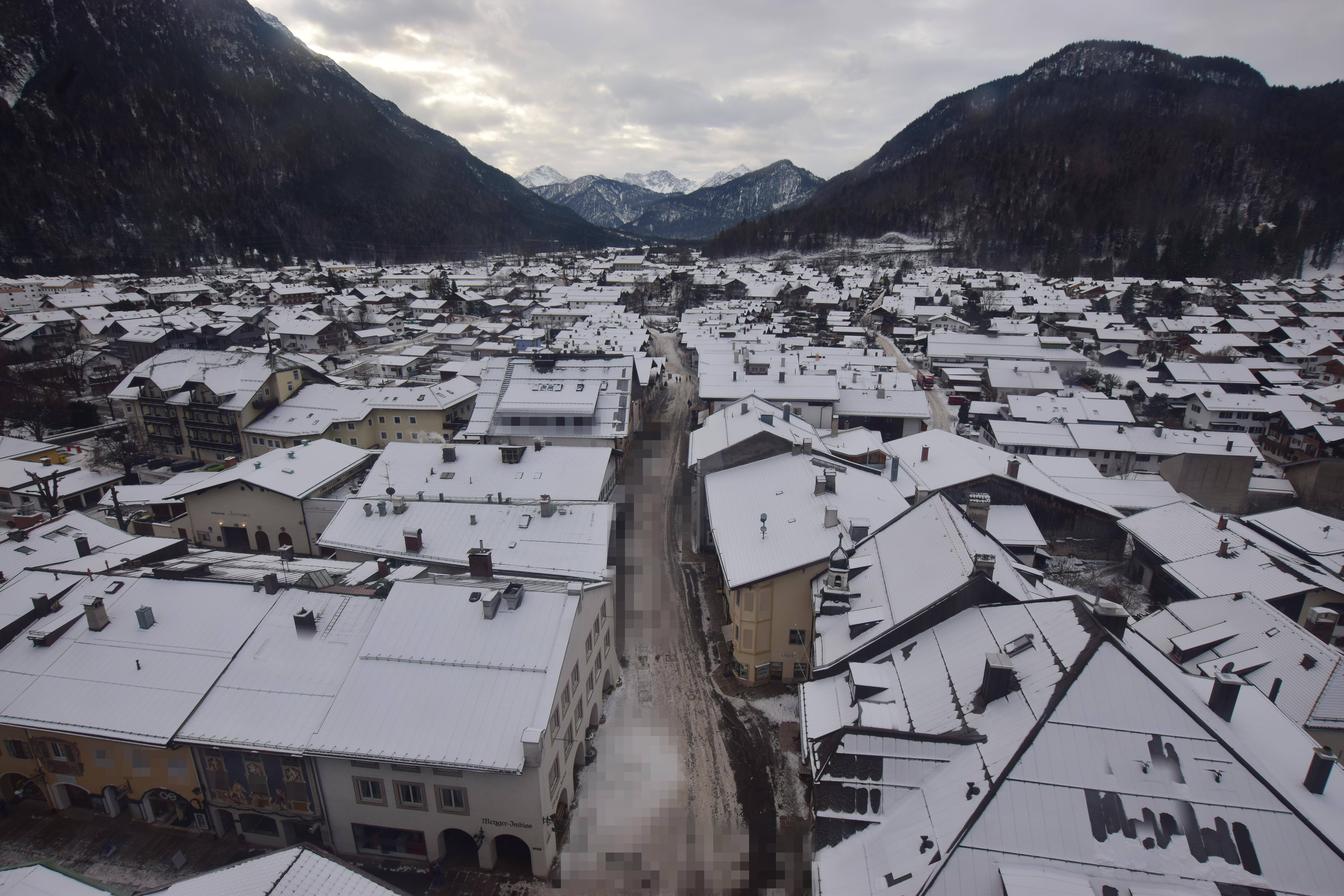 Archiv Foto Webcam Karwendel Mittenwald - Kirche