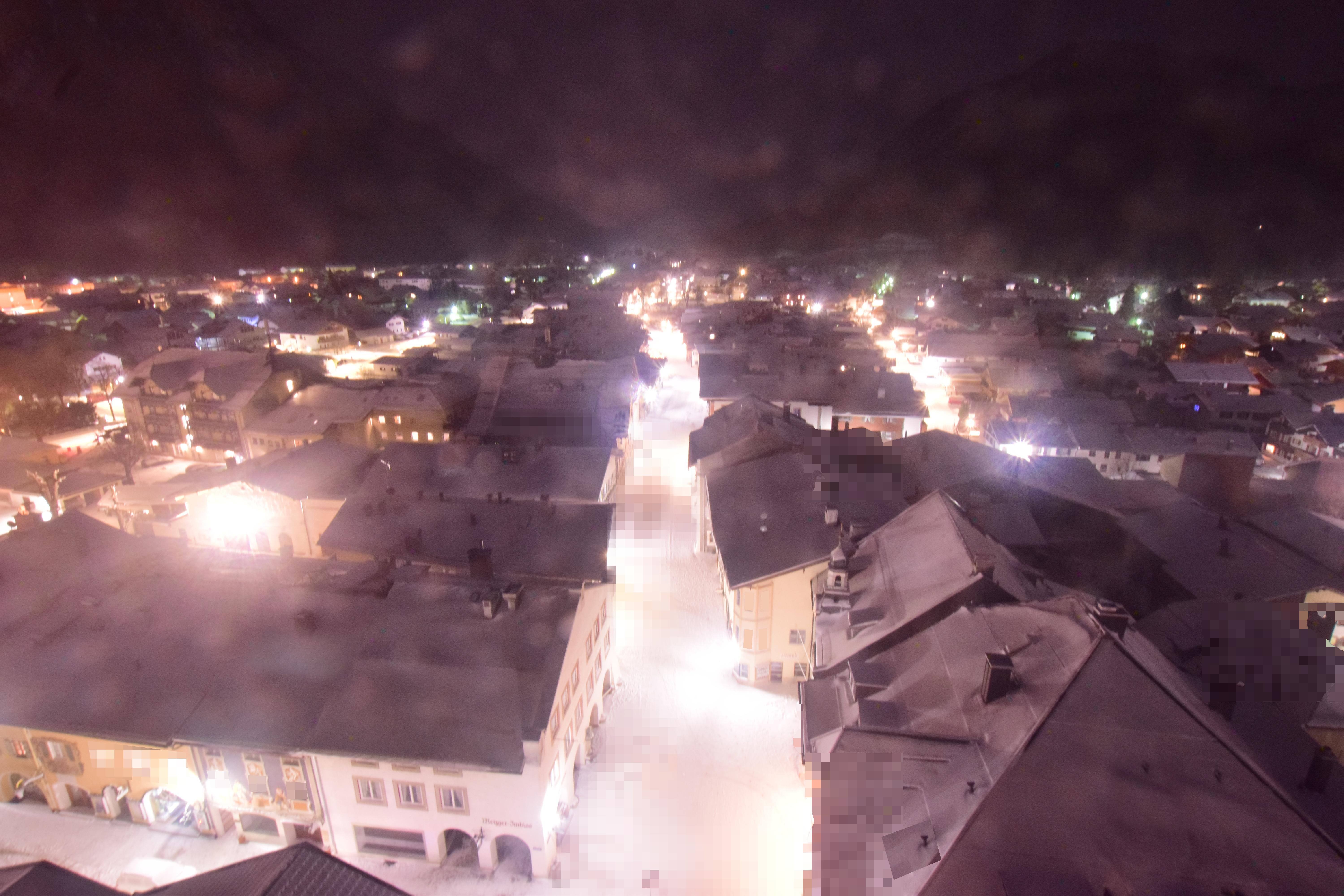 Archived image Webcam Karwendel Mittenwald - Church