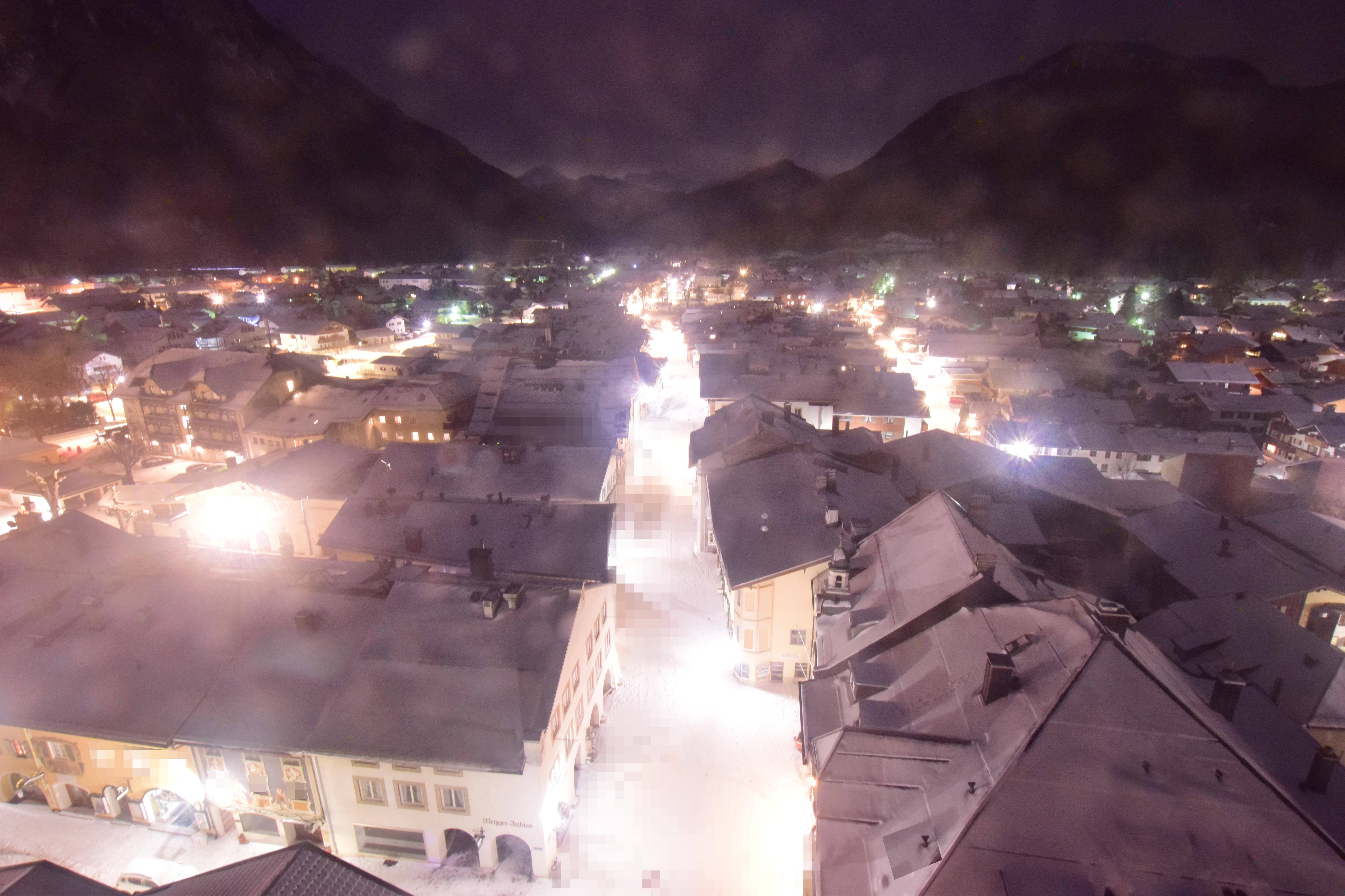 Archived image Webcam Karwendel Mittenwald - Church