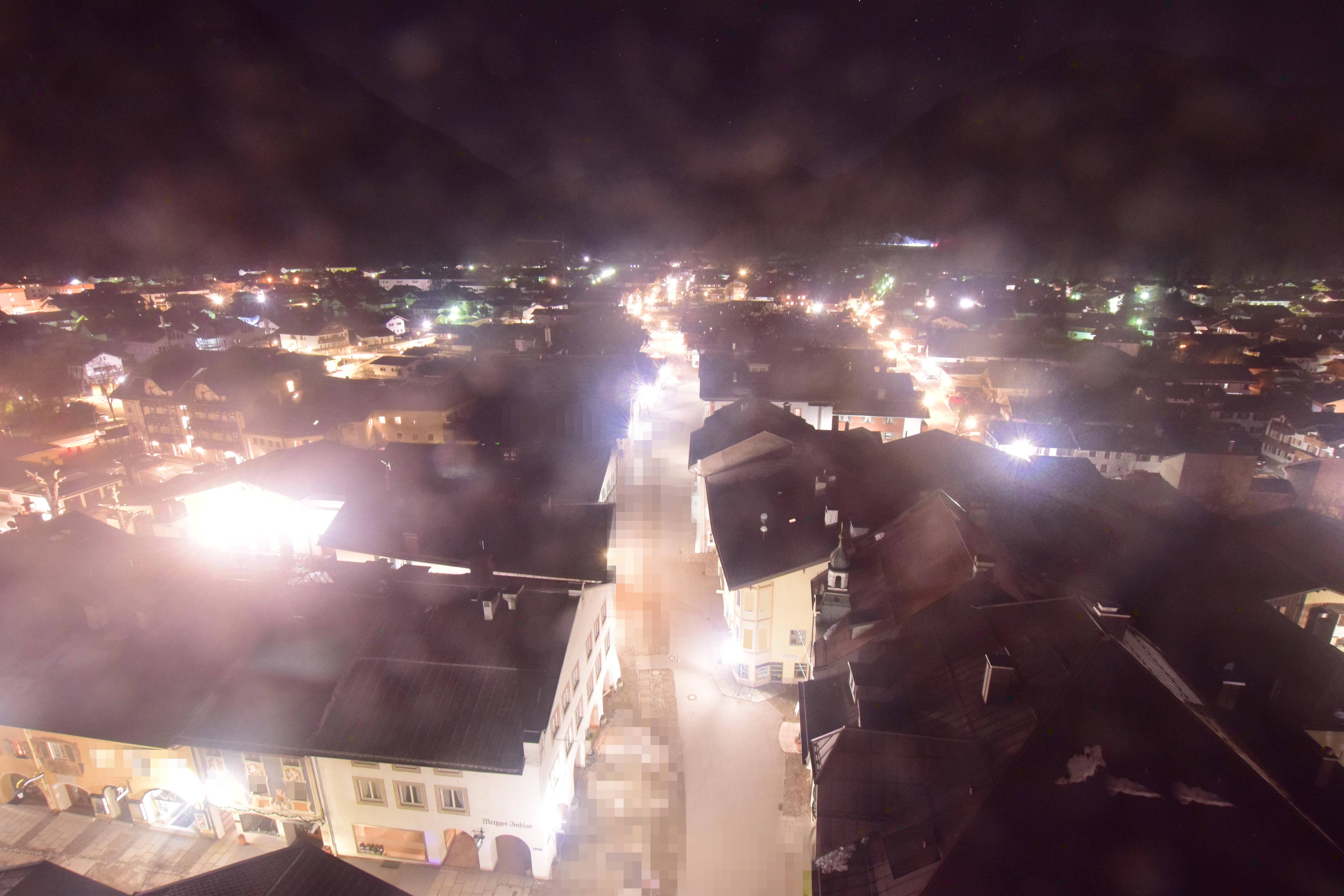 Archived image Webcam Karwendel Mittenwald - Church