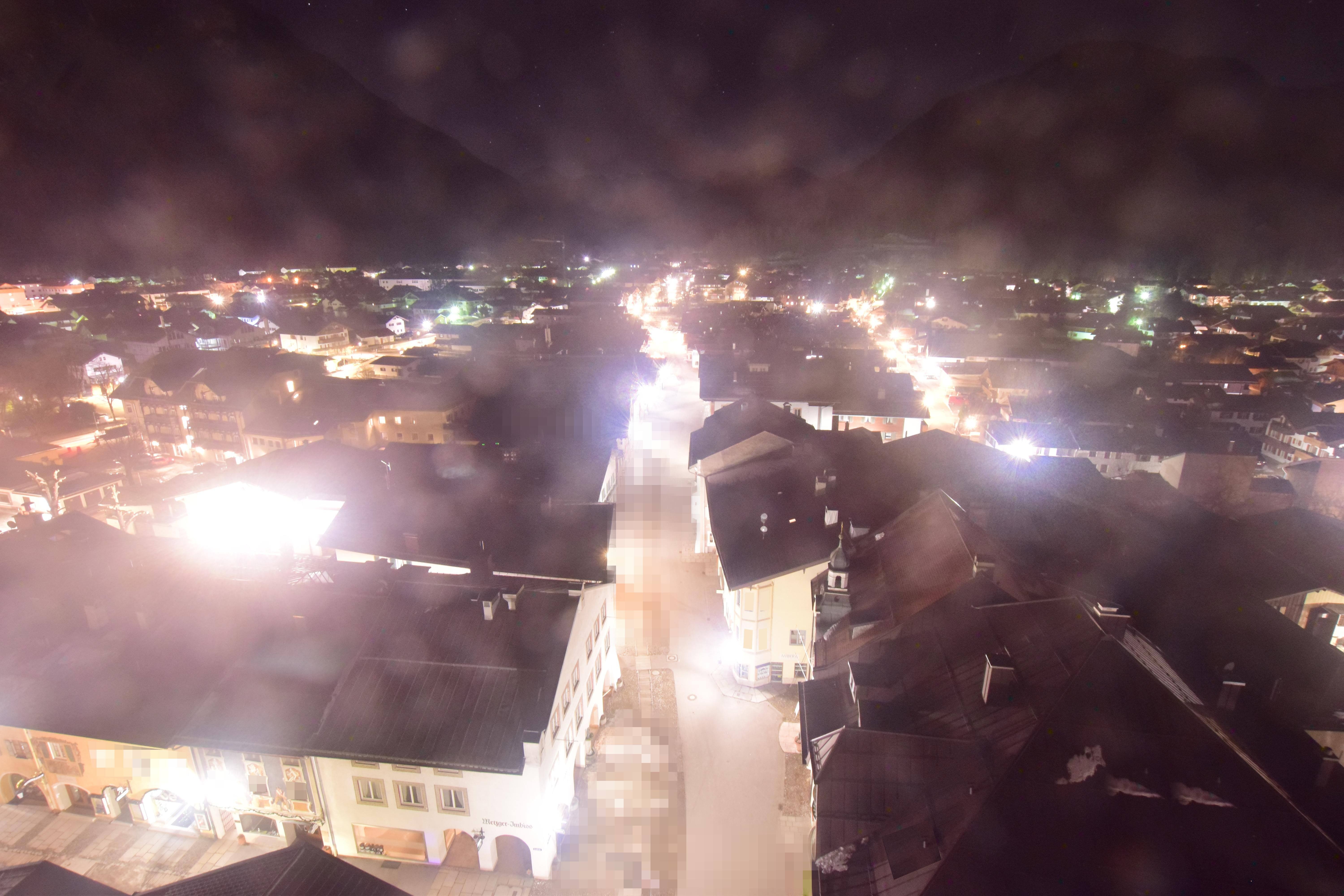 Archived image Webcam Karwendel Mittenwald - Church