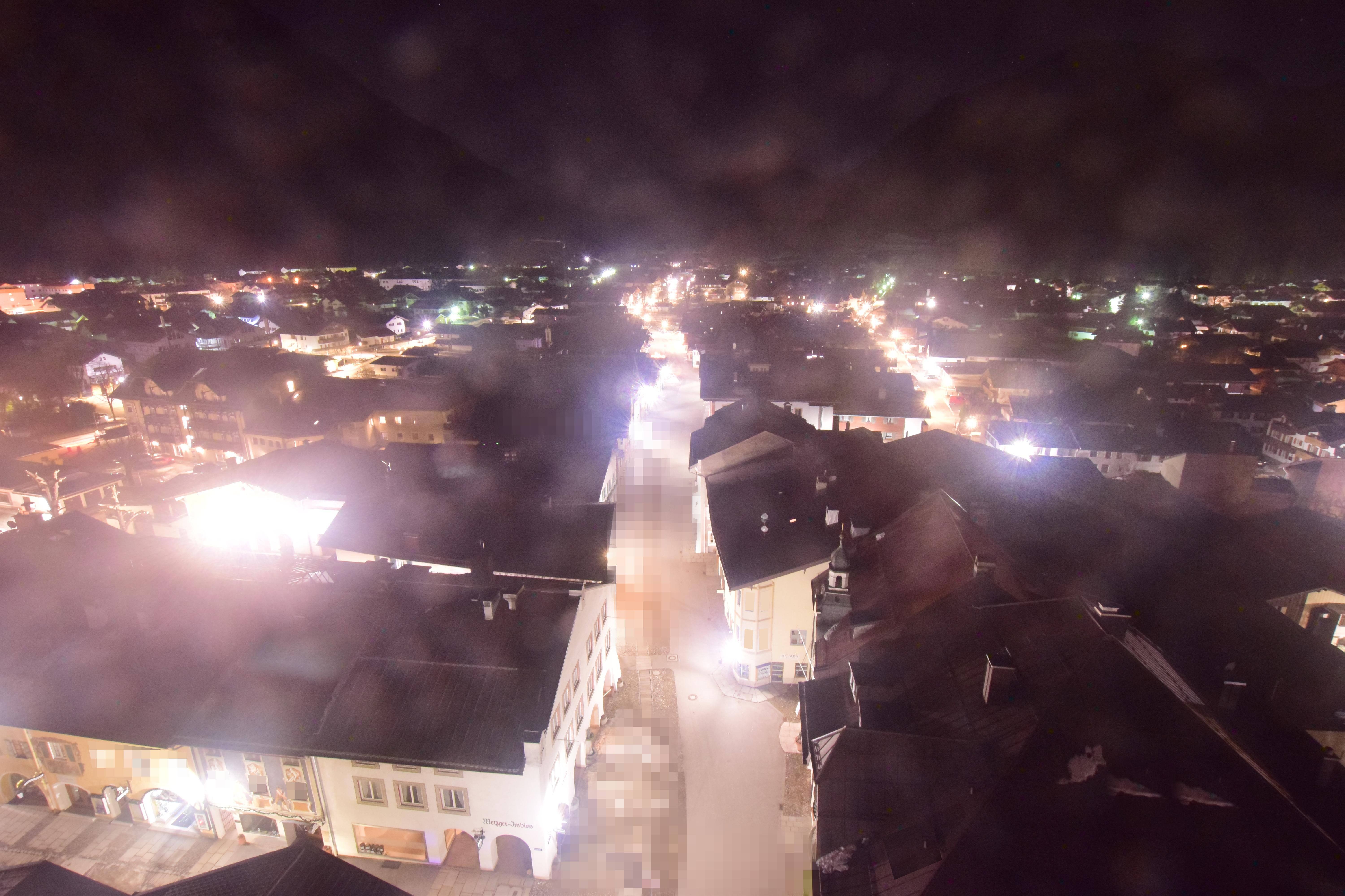 Archived image Webcam Karwendel Mittenwald - Church