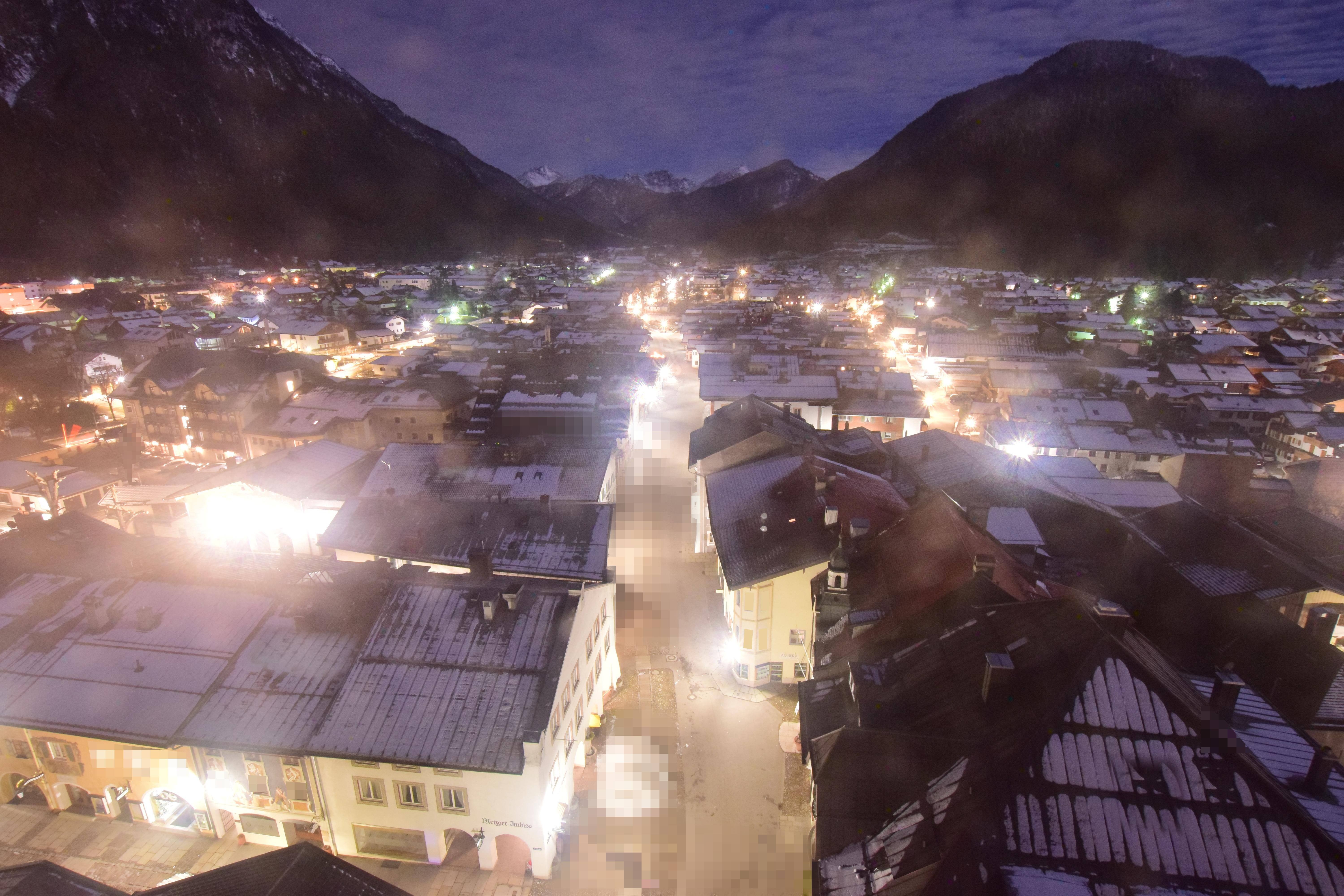 Archiv Foto Webcam Karwendel Mittenwald - Kirche