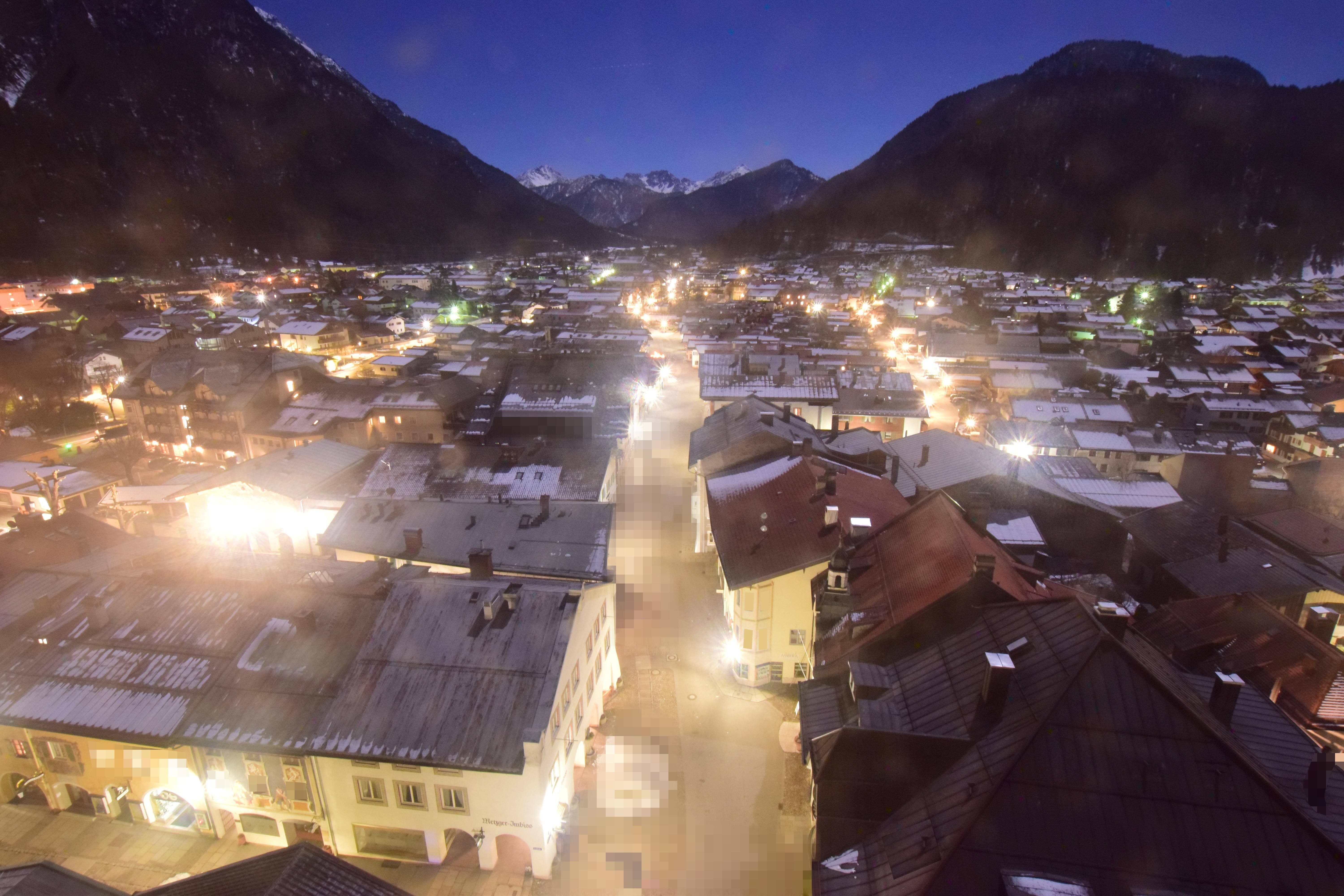Archiv Foto Webcam Karwendel Mittenwald - Kirche