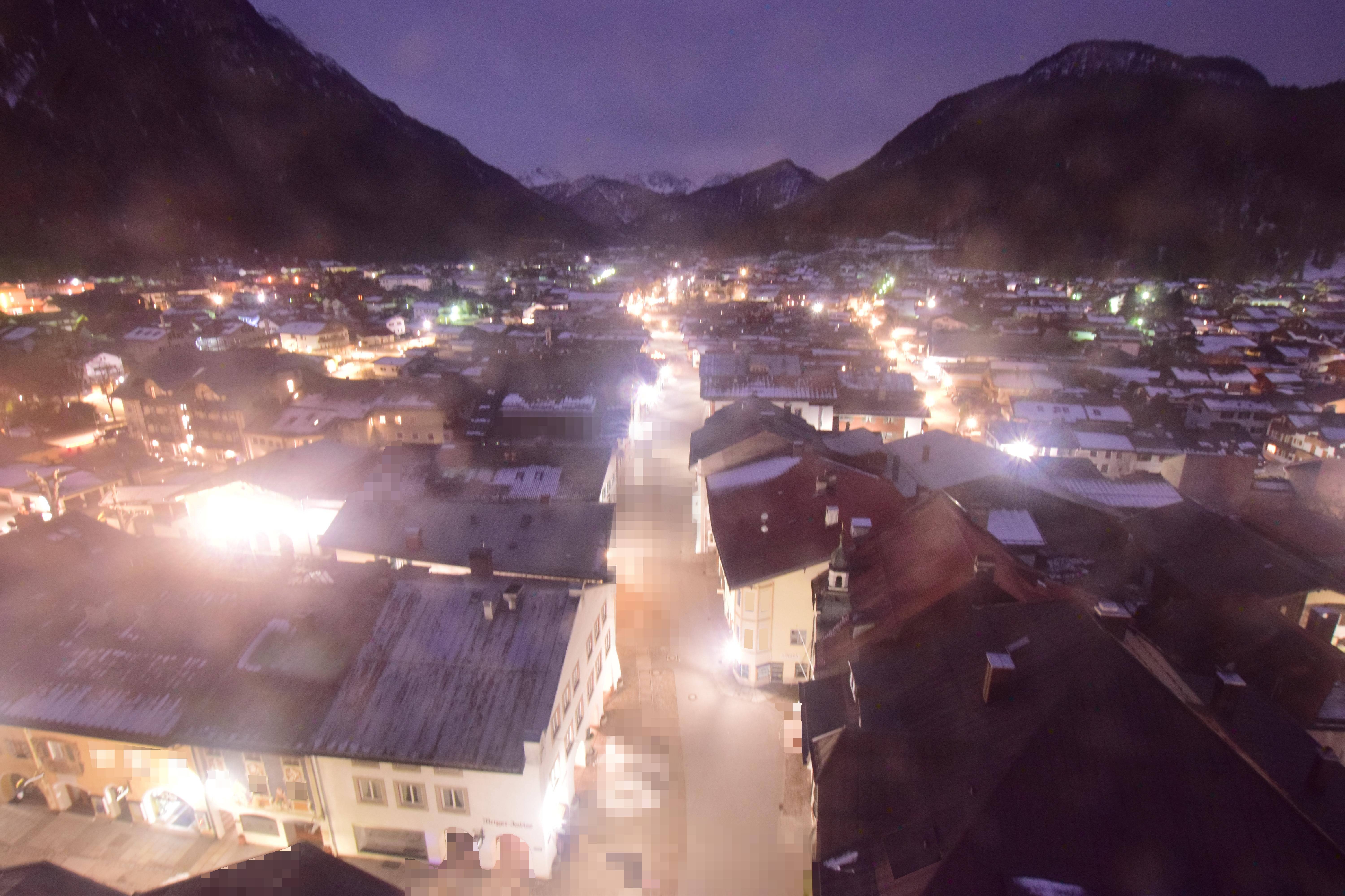 Archiv Foto Webcam Karwendel Mittenwald - Kirche