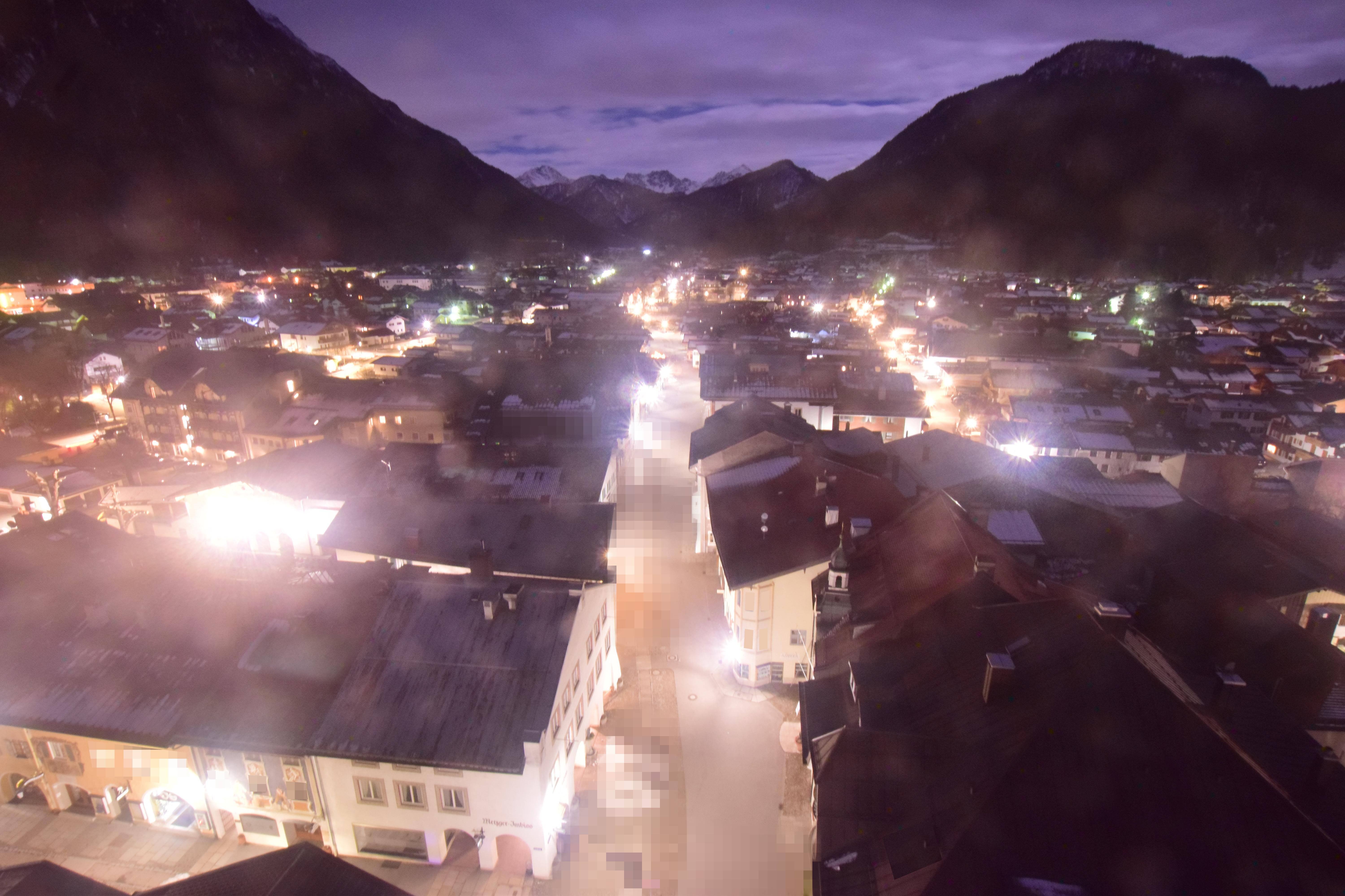 Archiv Foto Webcam Karwendel Mittenwald - Kirche