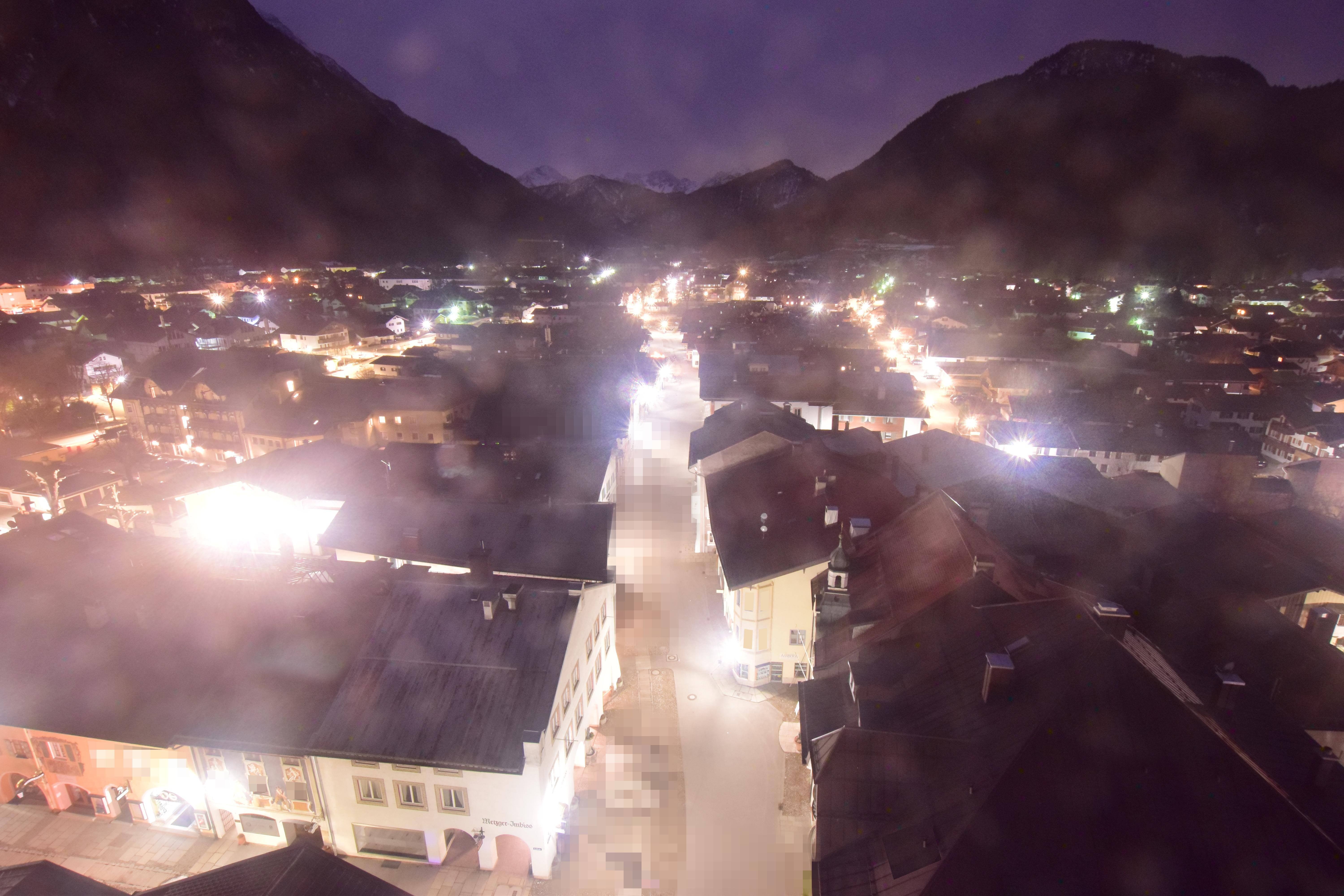 Archiv Foto Webcam Karwendel Mittenwald - Kirche