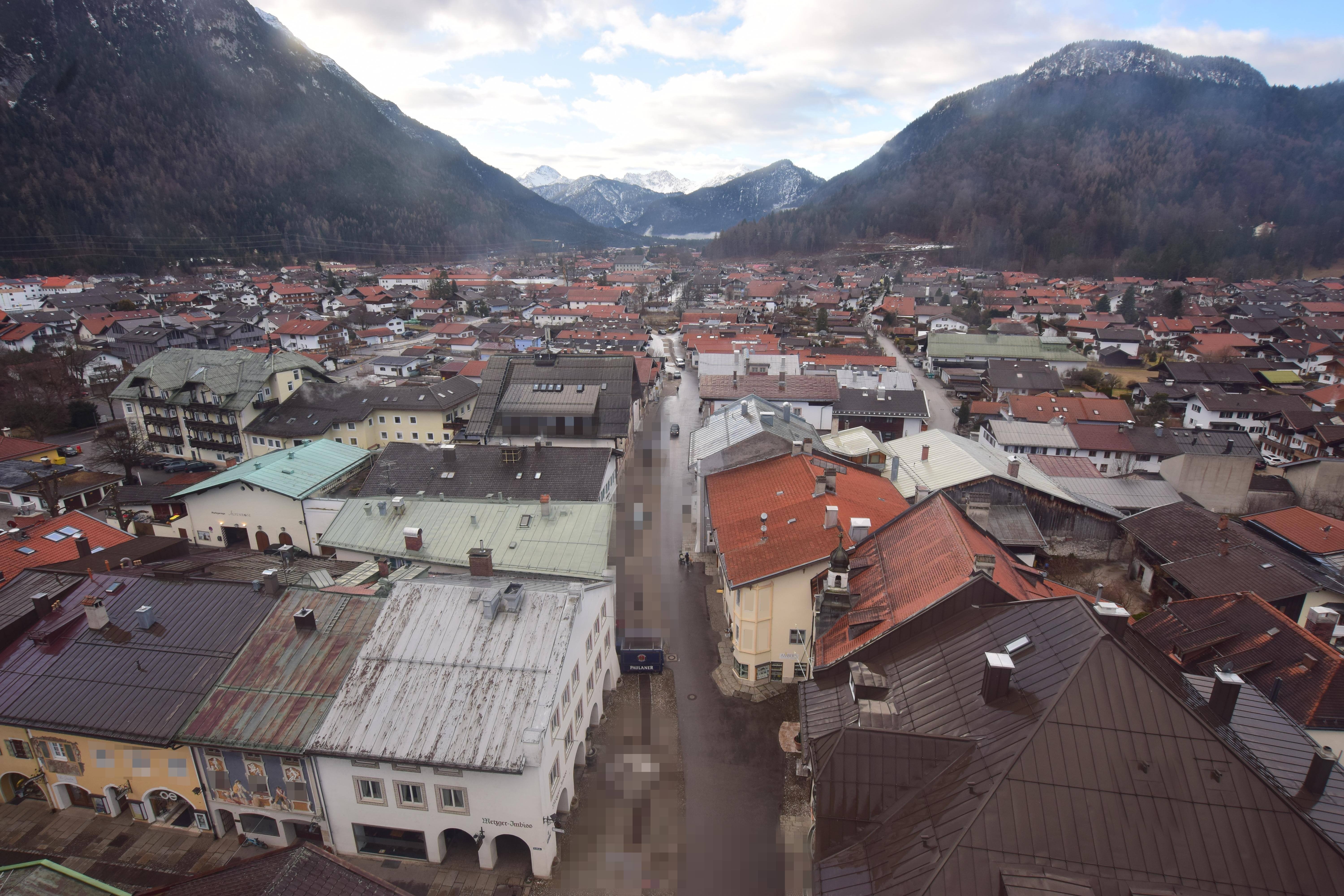 Archiv Foto Webcam Karwendel Mittenwald - Kirche